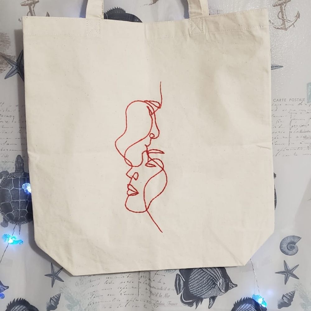 "Love is in the Air" Tote Bag/ designed by local artist Nily